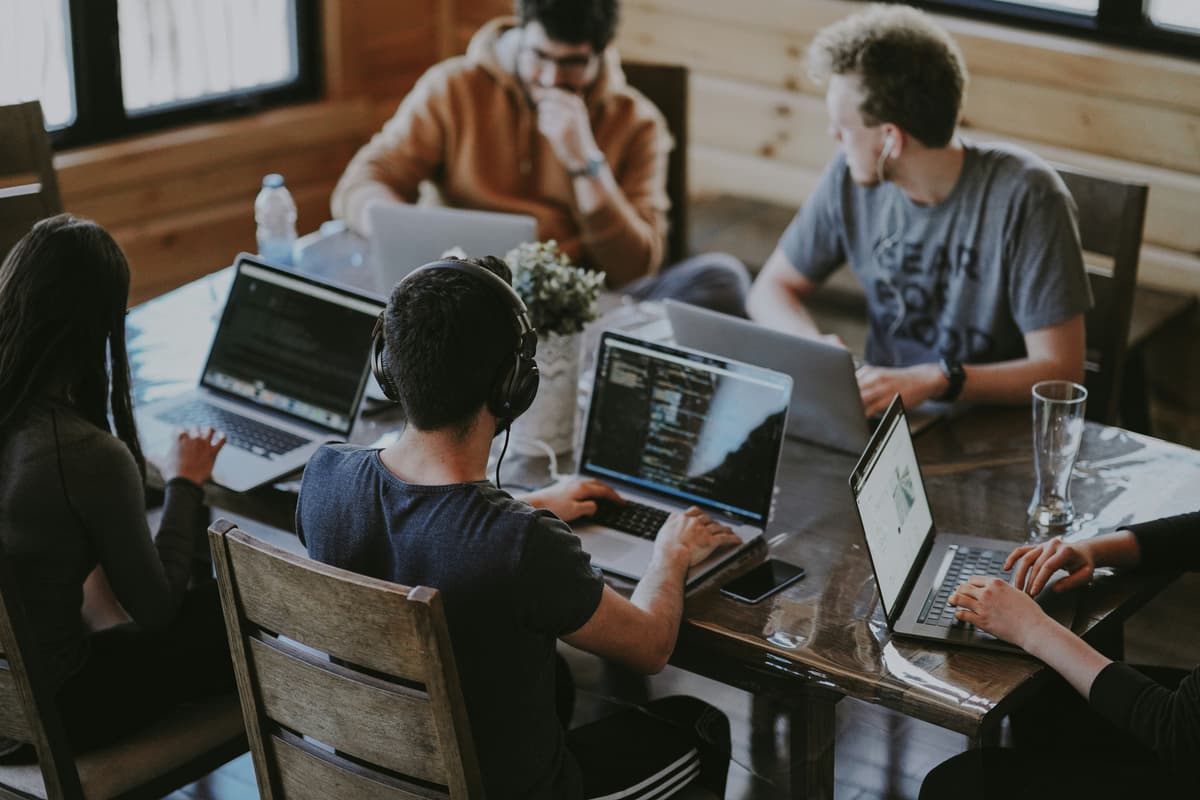 Team working together